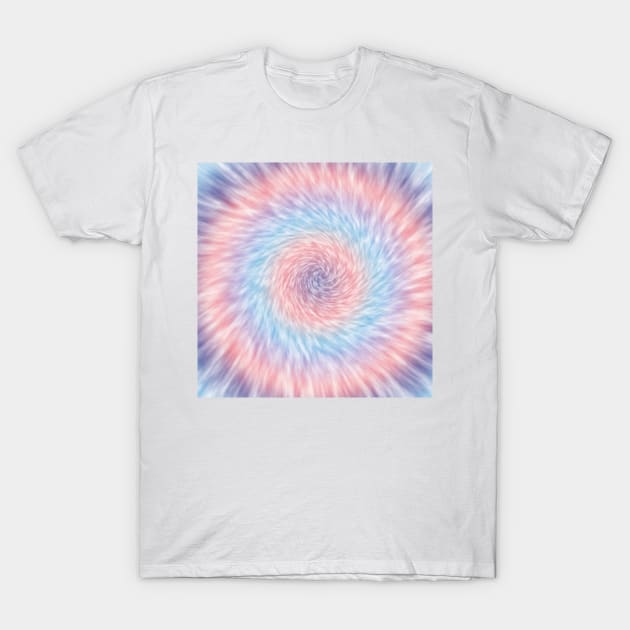 Pink, blue, and purple tie dye circle. T-Shirt by SamridhiVerma18